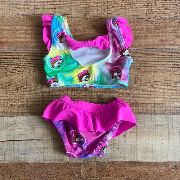 Buc-ee’s Ruffle Bikini 6-9M - Picture 3 of 6